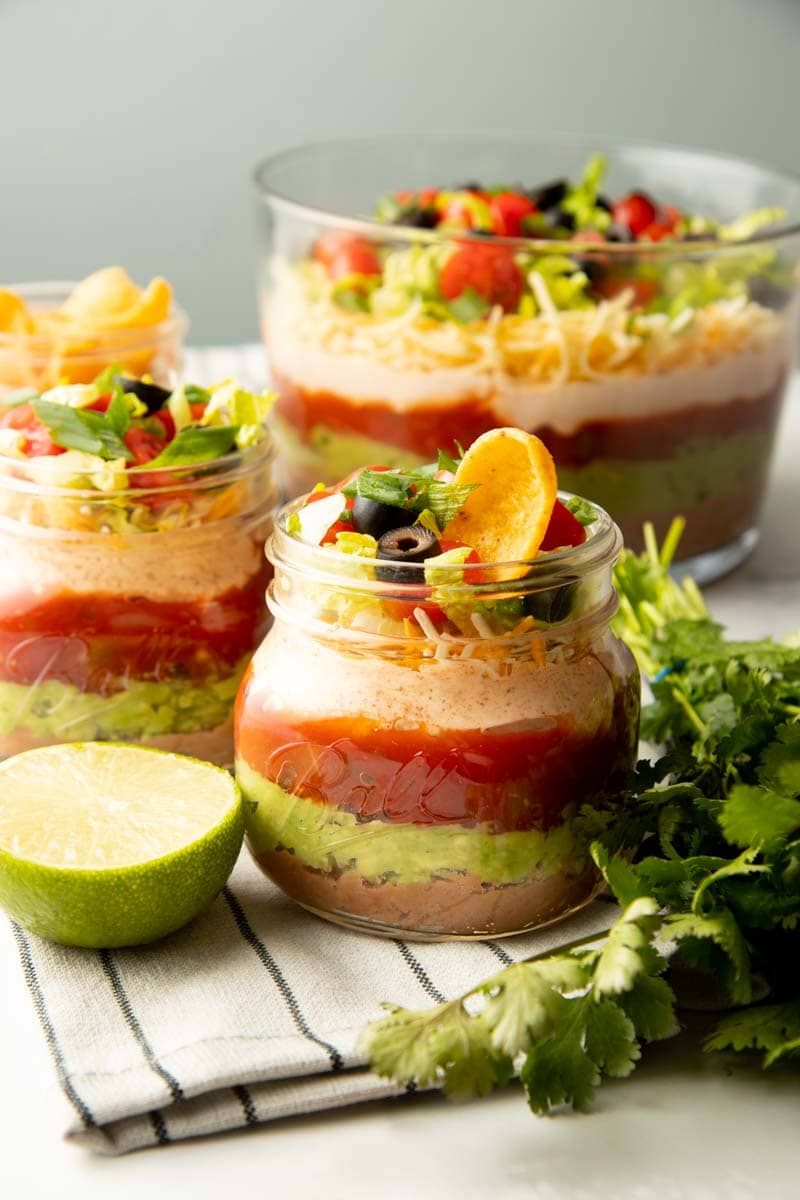 Layer Your Dip for Visual Impact