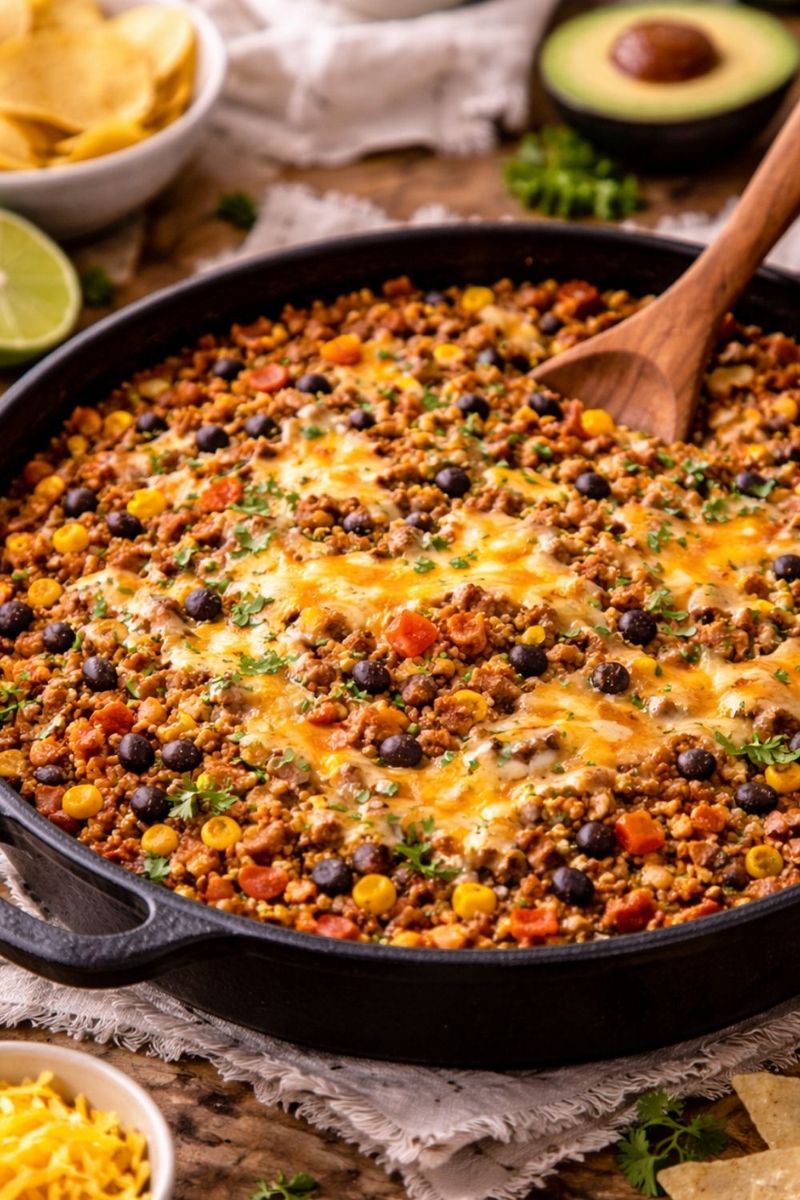 Beef Taco Rice