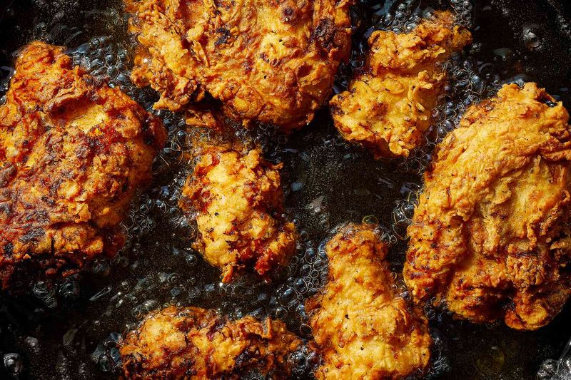 Fried Chicken in Hot Oil