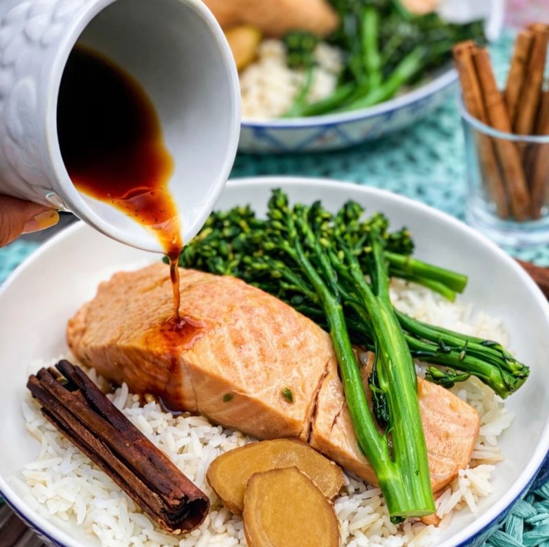 Serve It Under a Poached Salmon Fillet