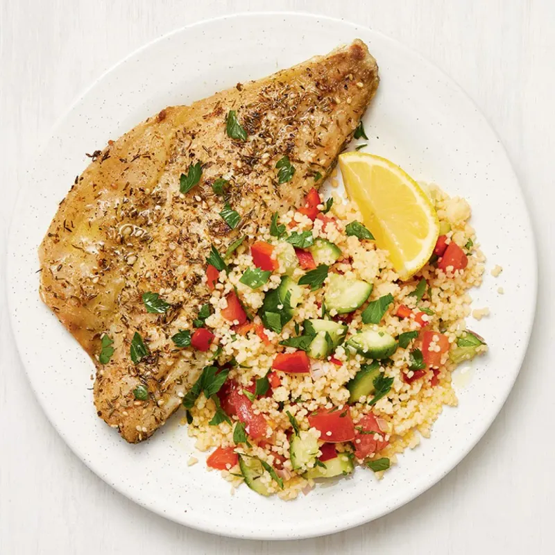 Garnish with Za'atar and Olive Oil