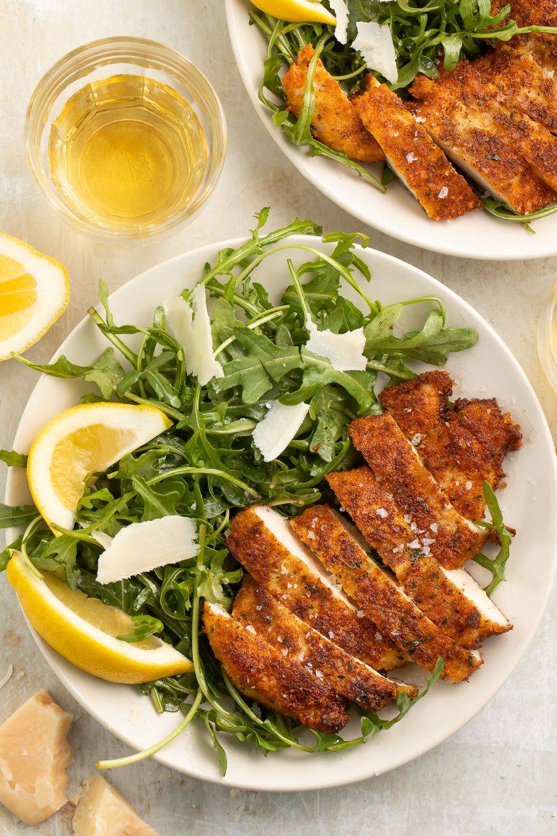 Warm Chicken and Roasted Pepper Salad