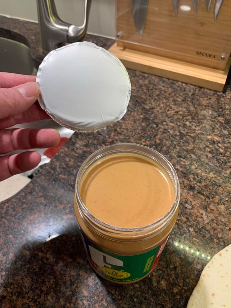 Opening a New Jar of Peanut Butter
