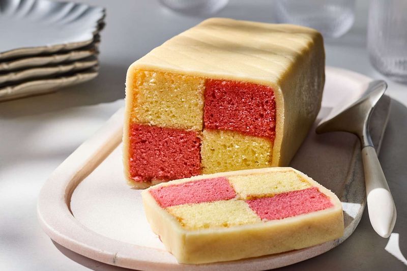Battenberg Cake Slices