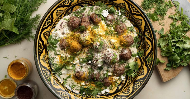 Yoghurt in Meatballs