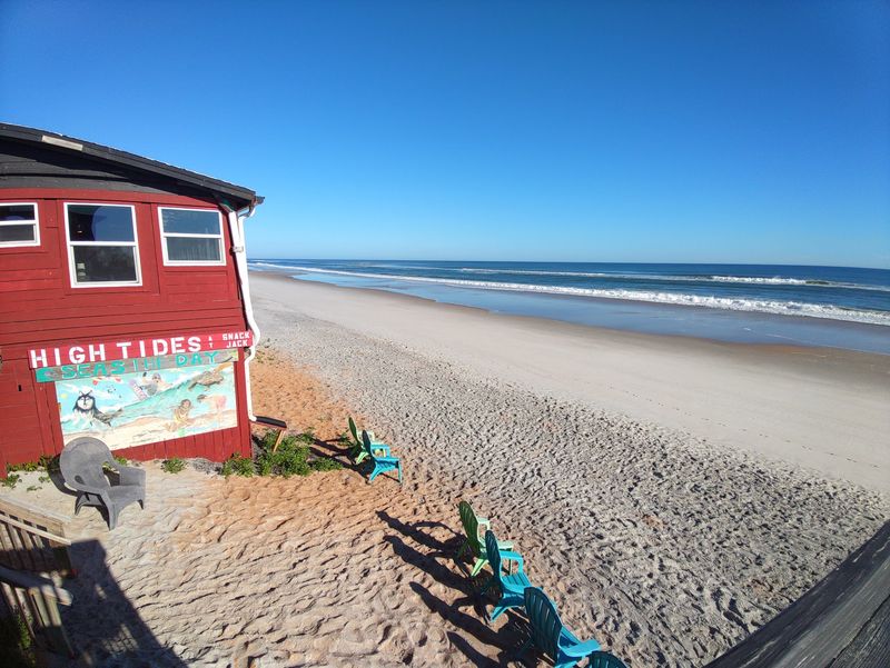 High Tides At Snack Jack, Flagler Beach