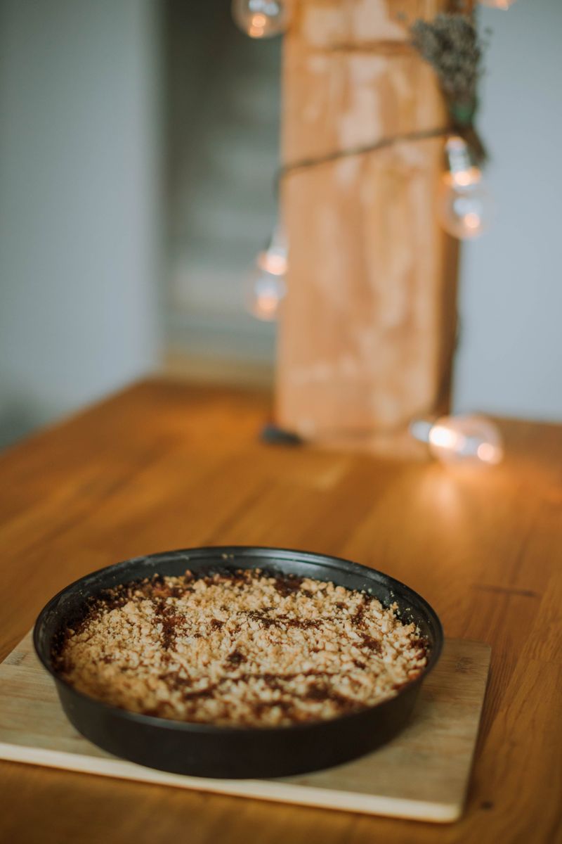 Apple and Chestnut Crumble