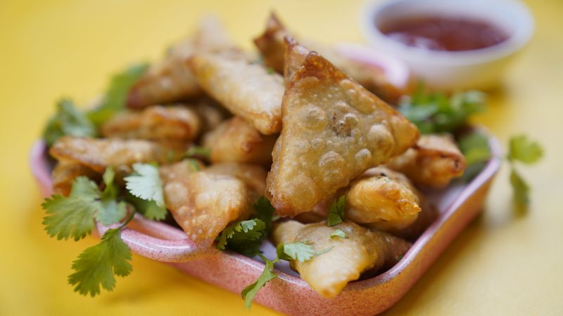 Spiced Lamb Samosas