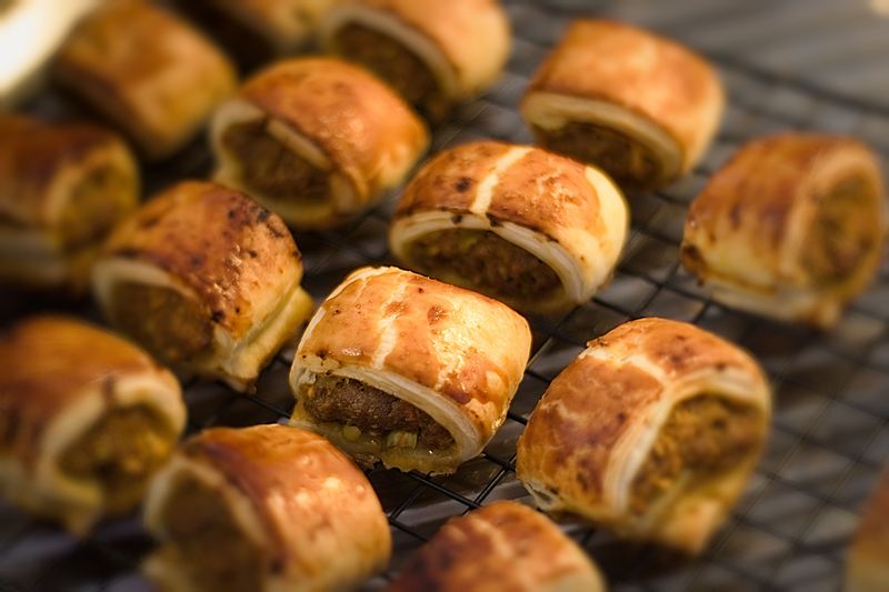 Stuffing and Pork Sausage Rolls