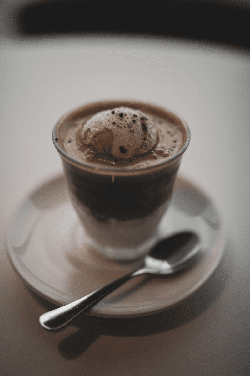 Affogato-Style Hot Chocolate