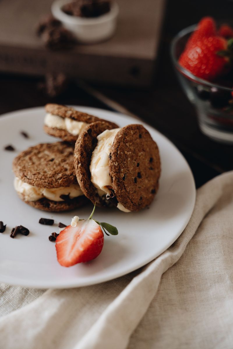 Gingerbread Ice Cream Sandwiches