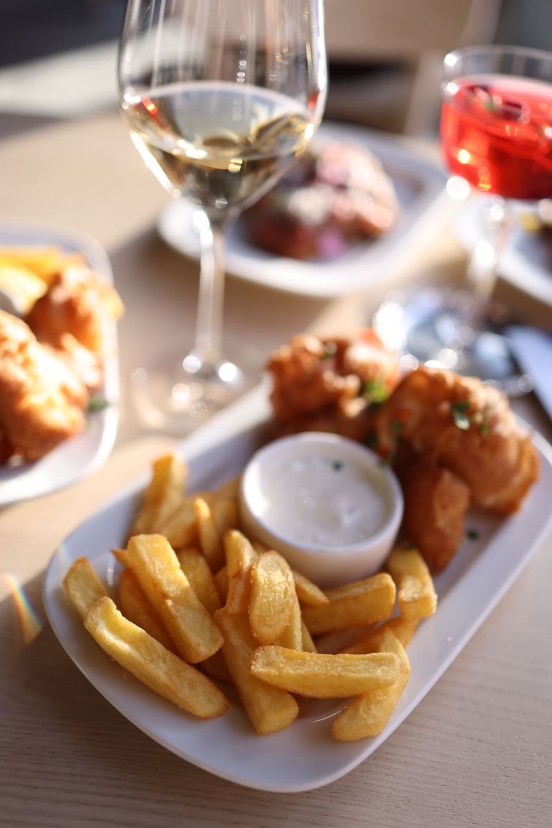 Breaded Scampi With Triple-Cooked Chips