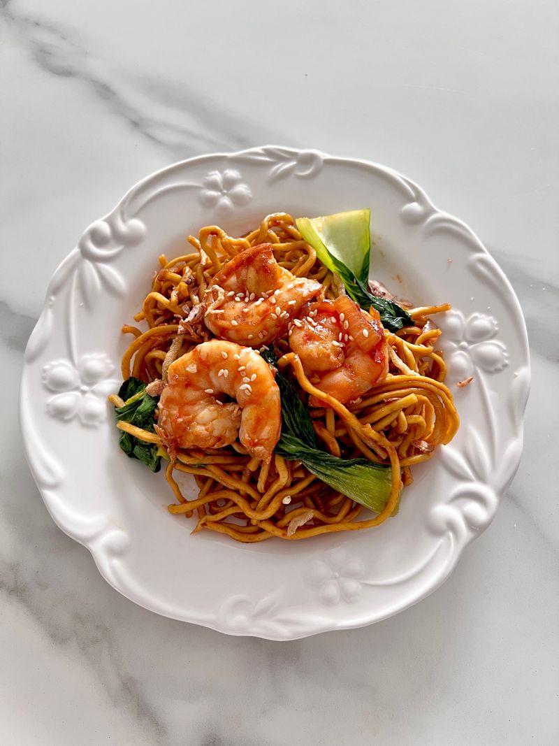 Crispy Prawn Noodle Nests